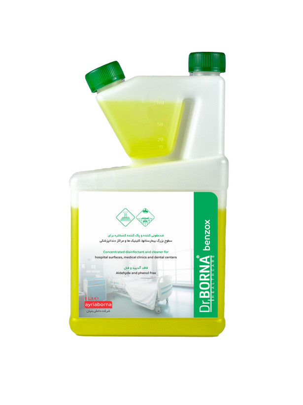 دکتر برنا بنزوکس ضد عفونی کننده و پاک کننده سطوح بزرگ