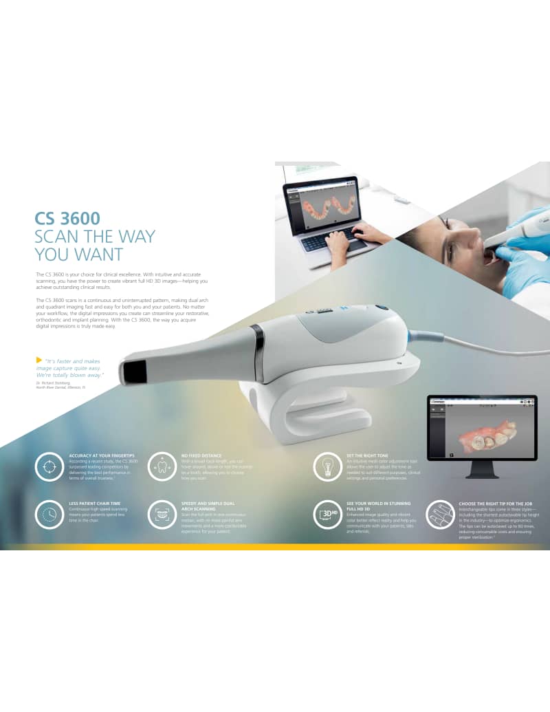 اسکنر دندانپزشکی کداک مدل CS3600