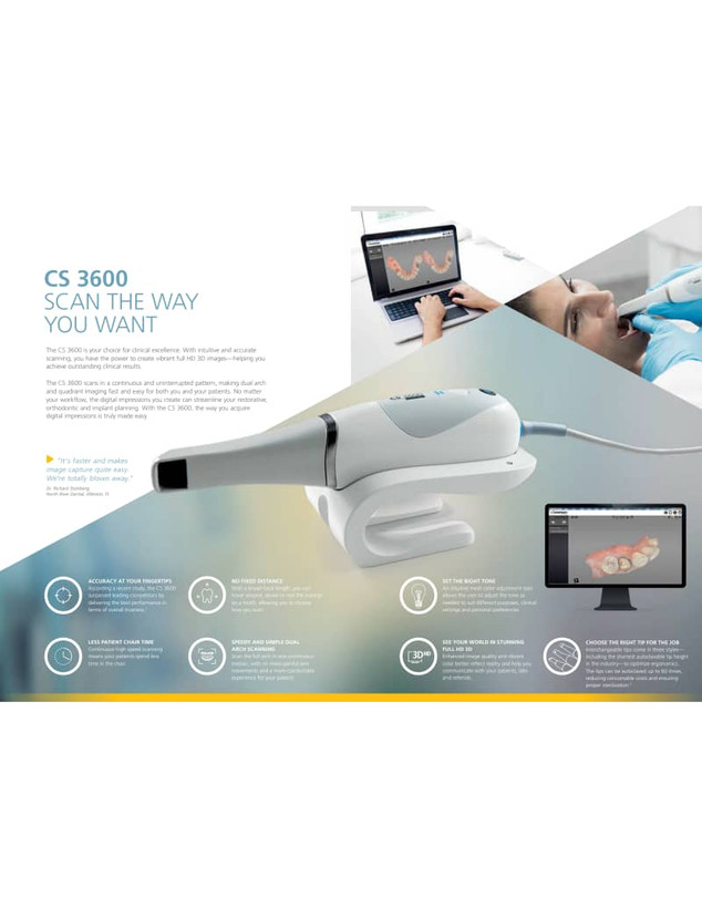 اسکنر دندانپزشکی کداک مدل CS3600